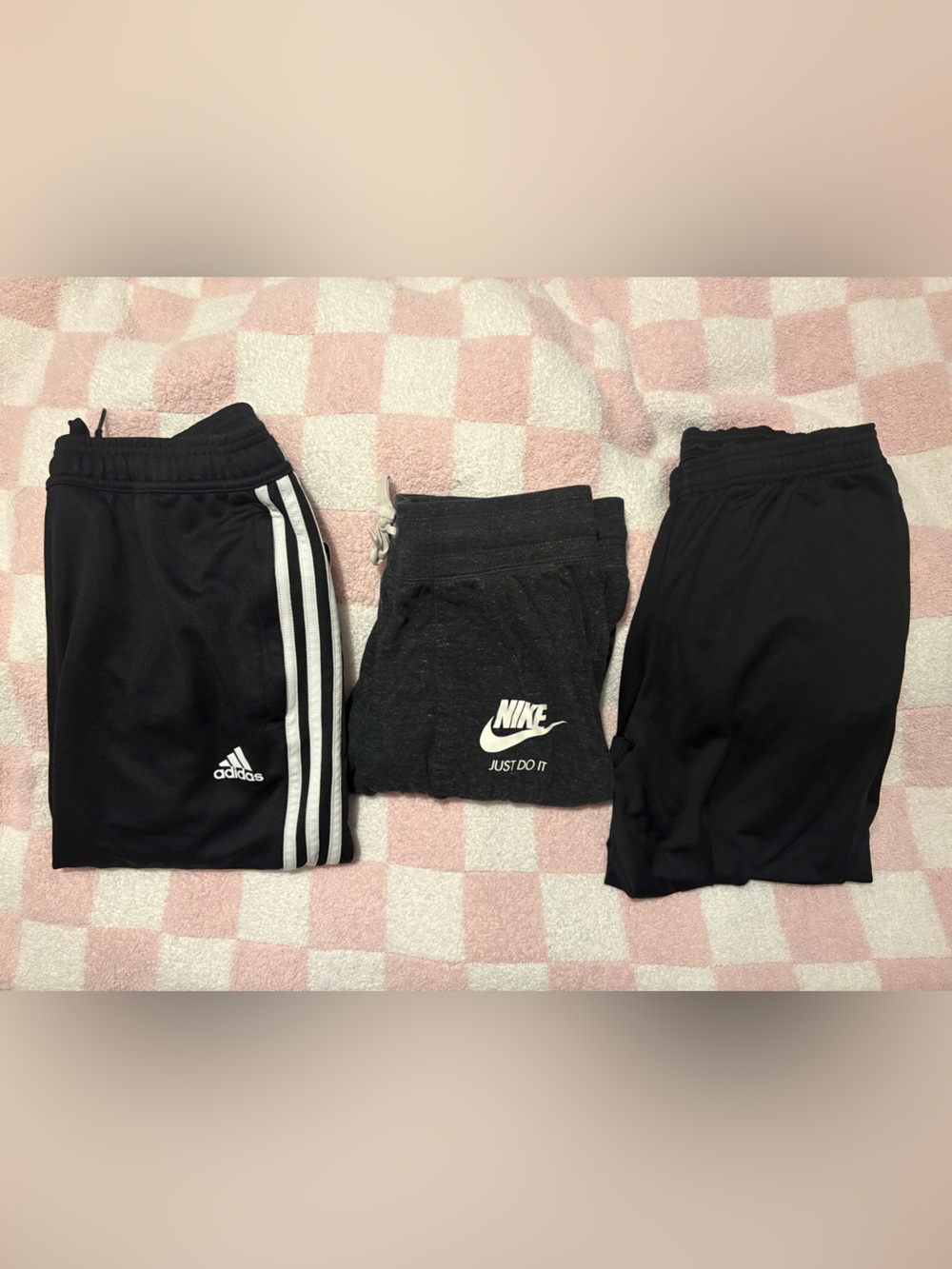 Adidas and Nike sweatpants bundle